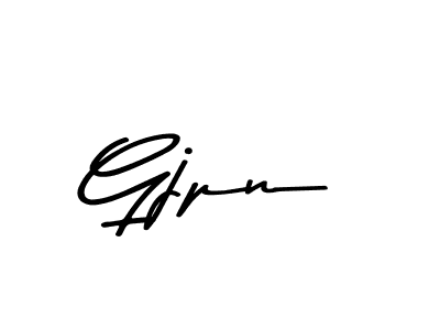 Create a beautiful signature design for name Gjpn. With this signature (Asem Kandis PERSONAL USE) fonts, you can make a handwritten signature for free. Gjpn signature style 9 images and pictures png