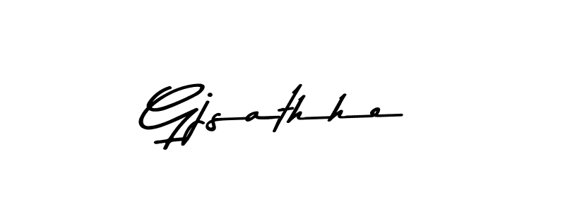 Gjsathhe stylish signature style. Best Handwritten Sign (Asem Kandis PERSONAL USE) for my name. Handwritten Signature Collection Ideas for my name Gjsathhe. Gjsathhe signature style 9 images and pictures png