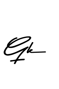 This is the best signature style for the Gk name. Also you like these signature font (Asem Kandis PERSONAL USE). Mix name signature. Gk signature style 9 images and pictures png