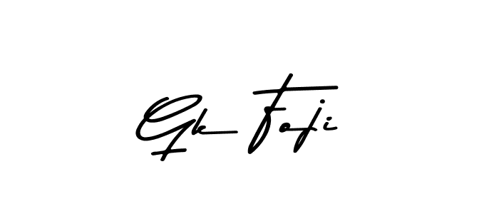 Also You can easily find your signature by using the search form. We will create Gk Foji name handwritten signature images for you free of cost using Asem Kandis PERSONAL USE sign style. Gk Foji signature style 9 images and pictures png