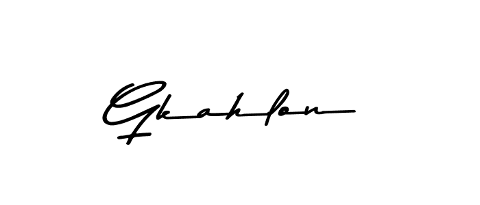 You should practise on your own different ways (Asem Kandis PERSONAL USE) to write your name (Gkahlon) in signature. don't let someone else do it for you. Gkahlon signature style 9 images and pictures png