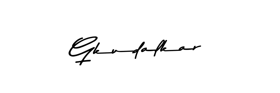 You should practise on your own different ways (Asem Kandis PERSONAL USE) to write your name (Gkudalkar) in signature. don't let someone else do it for you. Gkudalkar signature style 9 images and pictures png