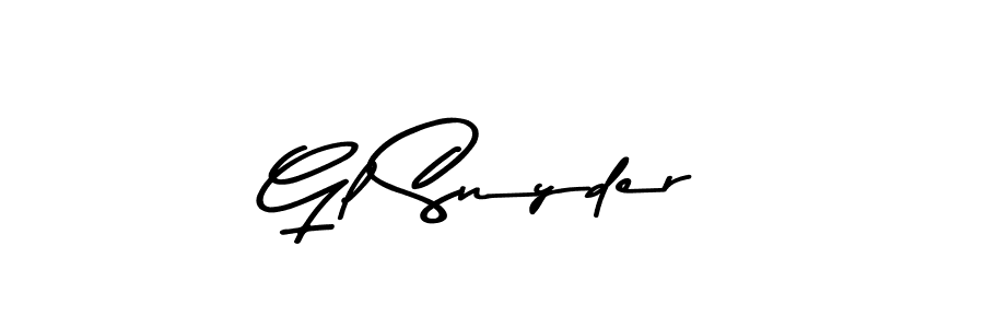 How to make Gl Snyder name signature. Use Asem Kandis PERSONAL USE style for creating short signs online. This is the latest handwritten sign. Gl Snyder signature style 9 images and pictures png