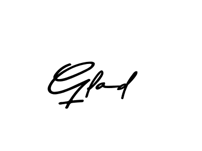 Similarly Asem Kandis PERSONAL USE is the best handwritten signature design. Signature creator online .You can use it as an online autograph creator for name Glad. Glad signature style 9 images and pictures png