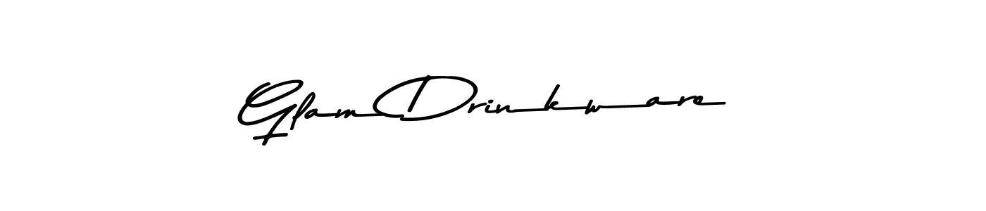 This is the best signature style for the Glam Drinkware name. Also you like these signature font (Asem Kandis PERSONAL USE). Mix name signature. Glam Drinkware signature style 9 images and pictures png