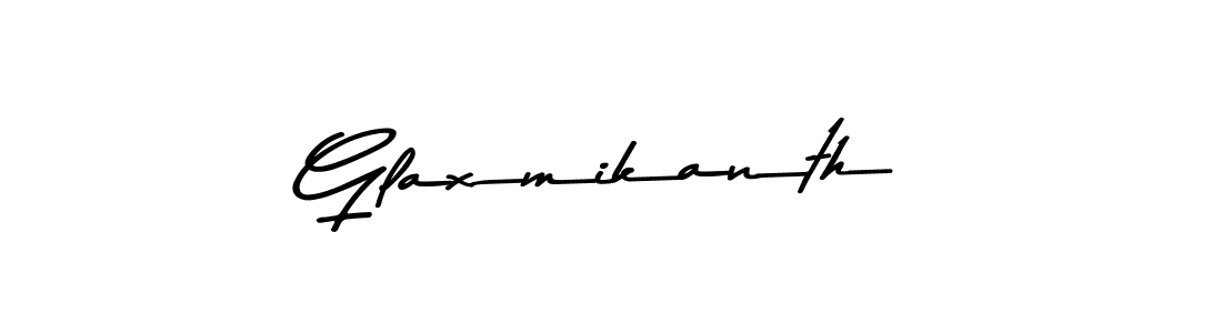 Create a beautiful signature design for name Glaxmikanth. With this signature (Asem Kandis PERSONAL USE) fonts, you can make a handwritten signature for free. Glaxmikanth signature style 9 images and pictures png