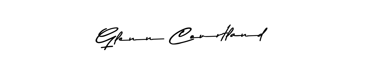 Make a beautiful signature design for name Glenn Courtland. With this signature (Asem Kandis PERSONAL USE) style, you can create a handwritten signature for free. Glenn Courtland signature style 9 images and pictures png