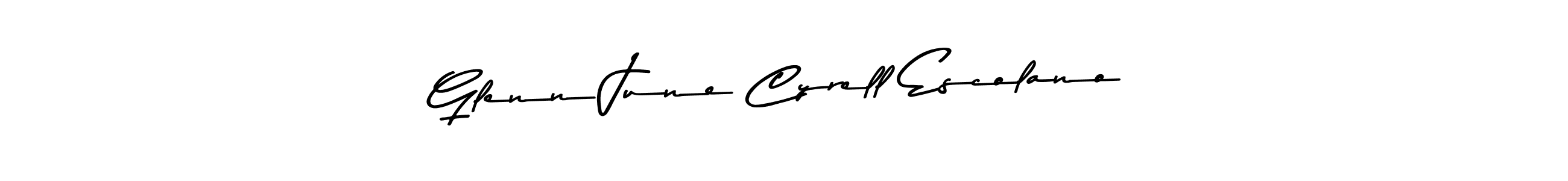 You should practise on your own different ways (Asem Kandis PERSONAL USE) to write your name (Glenn June Cyrell Escolano) in signature. don't let someone else do it for you. Glenn June Cyrell Escolano signature style 9 images and pictures png