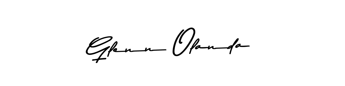 Asem Kandis PERSONAL USE is a professional signature style that is perfect for those who want to add a touch of class to their signature. It is also a great choice for those who want to make their signature more unique. Get Glenn Olanda name to fancy signature for free. Glenn Olanda signature style 9 images and pictures png