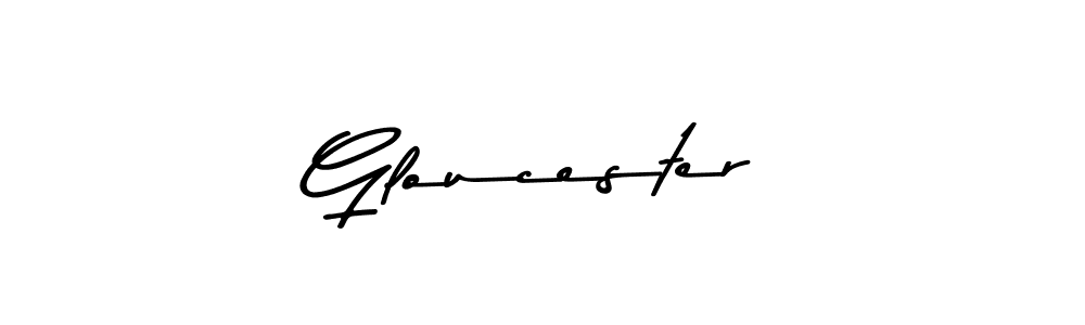 Design your own signature with our free online signature maker. With this signature software, you can create a handwritten (Asem Kandis PERSONAL USE) signature for name Gloucester. Gloucester signature style 9 images and pictures png