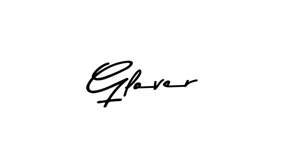 Glover stylish signature style. Best Handwritten Sign (Asem Kandis PERSONAL USE) for my name. Handwritten Signature Collection Ideas for my name Glover. Glover signature style 9 images and pictures png