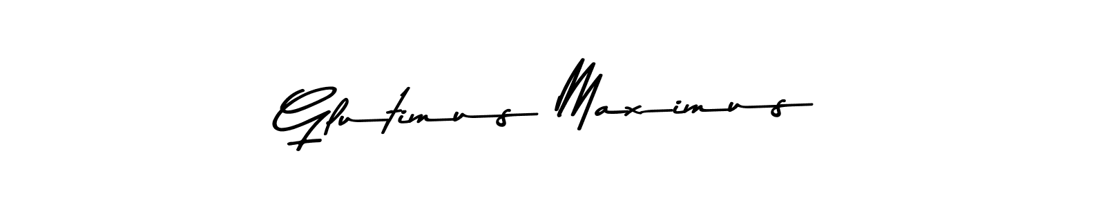 You should practise on your own different ways (Asem Kandis PERSONAL USE) to write your name (Glutimus Maximus) in signature. don't let someone else do it for you. Glutimus Maximus signature style 9 images and pictures png