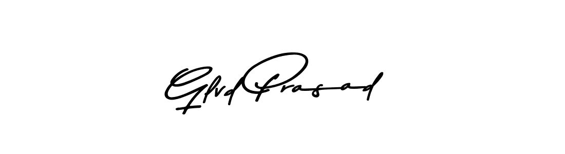 Use a signature maker to create a handwritten signature online. With this signature software, you can design (Asem Kandis PERSONAL USE) your own signature for name Glvd Prasad. Glvd Prasad signature style 9 images and pictures png