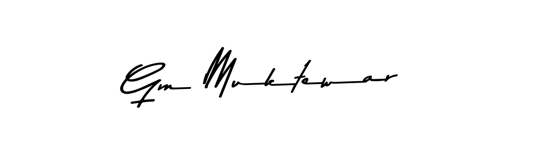 It looks lik you need a new signature style for name Gm Muktewar. Design unique handwritten (Asem Kandis PERSONAL USE) signature with our free signature maker in just a few clicks. Gm Muktewar signature style 9 images and pictures png