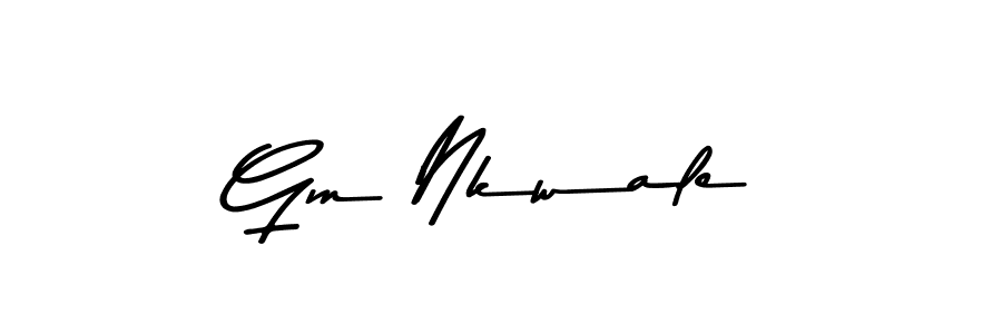 Gm Nkwale stylish signature style. Best Handwritten Sign (Asem Kandis PERSONAL USE) for my name. Handwritten Signature Collection Ideas for my name Gm Nkwale. Gm Nkwale signature style 9 images and pictures png