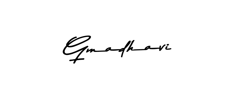 Also You can easily find your signature by using the search form. We will create Gmadhavi name handwritten signature images for you free of cost using Asem Kandis PERSONAL USE sign style. Gmadhavi signature style 9 images and pictures png