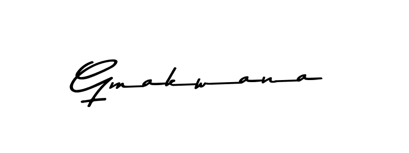 Gmakwana stylish signature style. Best Handwritten Sign (Asem Kandis PERSONAL USE) for my name. Handwritten Signature Collection Ideas for my name Gmakwana. Gmakwana signature style 9 images and pictures png
