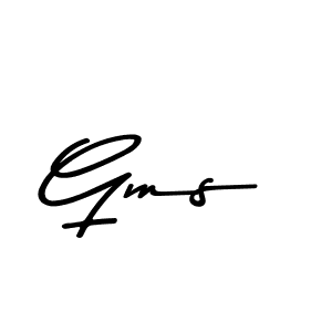 Similarly Asem Kandis PERSONAL USE is the best handwritten signature design. Signature creator online .You can use it as an online autograph creator for name Gms. Gms signature style 9 images and pictures png