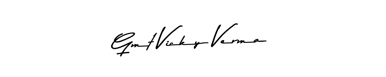 Here are the top 10 professional signature styles for the name Gmt Vicky Verma. These are the best autograph styles you can use for your name. Gmt Vicky Verma signature style 9 images and pictures png