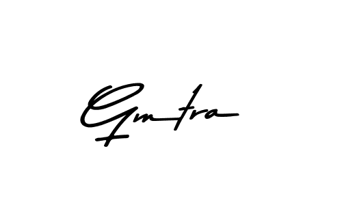 Use a signature maker to create a handwritten signature online. With this signature software, you can design (Asem Kandis PERSONAL USE) your own signature for name Gmtra. Gmtra signature style 9 images and pictures png