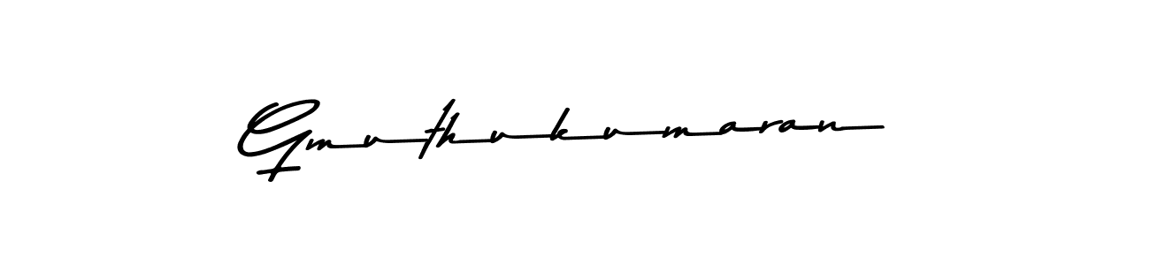 Gmuthukumaran stylish signature style. Best Handwritten Sign (Asem Kandis PERSONAL USE) for my name. Handwritten Signature Collection Ideas for my name Gmuthukumaran. Gmuthukumaran signature style 9 images and pictures png