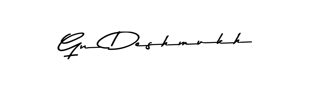 The best way (Asem Kandis PERSONAL USE) to make a short signature is to pick only two or three words in your name. The name Gn Deshmukh include a total of six letters. For converting this name. Gn Deshmukh signature style 9 images and pictures png