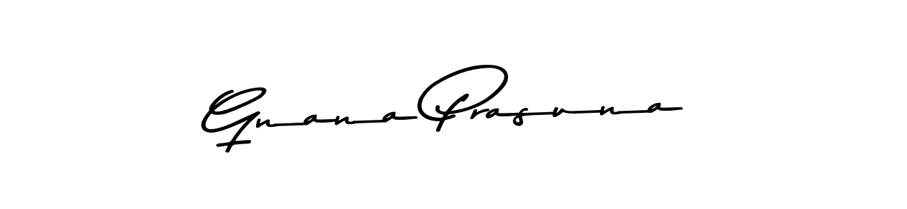 Gnana Prasuna stylish signature style. Best Handwritten Sign (Asem Kandis PERSONAL USE) for my name. Handwritten Signature Collection Ideas for my name Gnana Prasuna. Gnana Prasuna signature style 9 images and pictures png