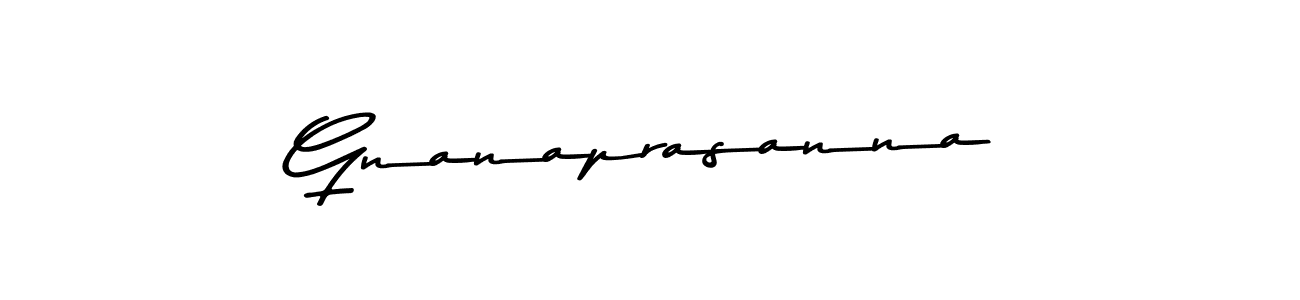 Make a beautiful signature design for name Gnanaprasanna. With this signature (Asem Kandis PERSONAL USE) style, you can create a handwritten signature for free. Gnanaprasanna signature style 9 images and pictures png