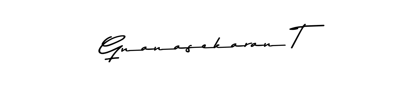 Use a signature maker to create a handwritten signature online. With this signature software, you can design (Asem Kandis PERSONAL USE) your own signature for name Gnanasekaran T. Gnanasekaran T signature style 9 images and pictures png
