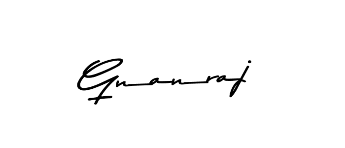 Design your own signature with our free online signature maker. With this signature software, you can create a handwritten (Asem Kandis PERSONAL USE) signature for name Gnanraj. Gnanraj signature style 9 images and pictures png