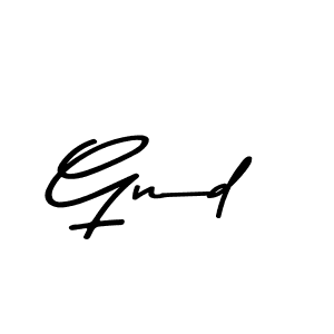 How to Draw Gnd signature style? Asem Kandis PERSONAL USE is a latest design signature styles for name Gnd. Gnd signature style 9 images and pictures png