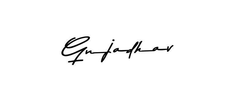 Make a beautiful signature design for name Gnjadhav. With this signature (Asem Kandis PERSONAL USE) style, you can create a handwritten signature for free. Gnjadhav signature style 9 images and pictures png