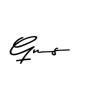 Make a beautiful signature design for name Gns. Use this online signature maker to create a handwritten signature for free. Gns signature style 9 images and pictures png