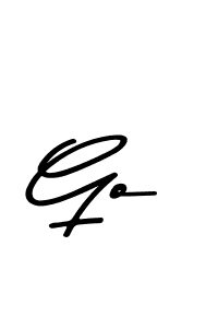 Make a beautiful signature design for name Go. With this signature (Asem Kandis PERSONAL USE) style, you can create a handwritten signature for free. Go signature style 9 images and pictures png