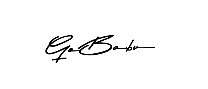 Check out images of Autograph of Go Babu name. Actor Go Babu Signature Style. Asem Kandis PERSONAL USE is a professional sign style online. Go Babu signature style 9 images and pictures png