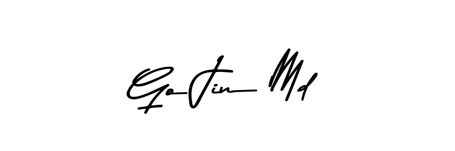 This is the best signature style for the Go Jin Md name. Also you like these signature font (Asem Kandis PERSONAL USE). Mix name signature. Go Jin Md signature style 9 images and pictures png