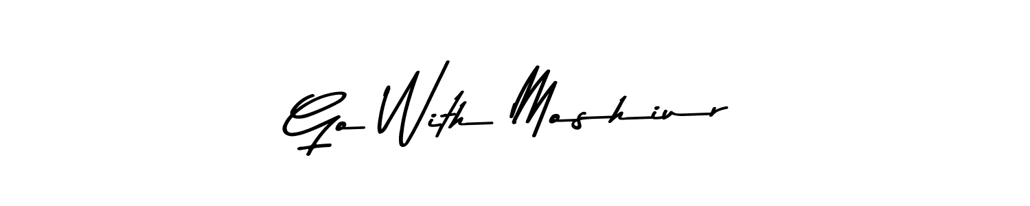 How to Draw Go With Moshiur signature style? Asem Kandis PERSONAL USE is a latest design signature styles for name Go With Moshiur. Go With Moshiur signature style 9 images and pictures png