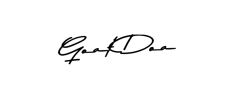 Goat Doa stylish signature style. Best Handwritten Sign (Asem Kandis PERSONAL USE) for my name. Handwritten Signature Collection Ideas for my name Goat Doa. Goat Doa signature style 9 images and pictures png