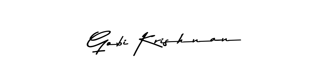 How to make Gobi Krishnan signature? Asem Kandis PERSONAL USE is a professional autograph style. Create handwritten signature for Gobi Krishnan name. Gobi Krishnan signature style 9 images and pictures png