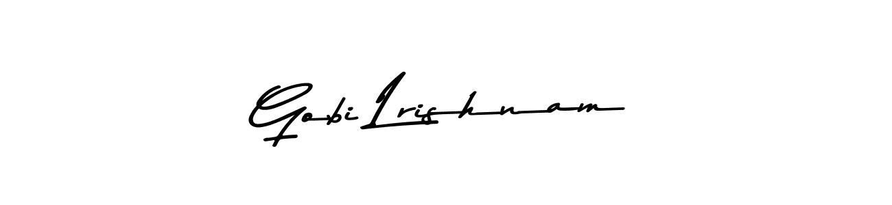 if you are searching for the best signature style for your name Gobi Lrishnam. so please give up your signature search. here we have designed multiple signature styles  using Asem Kandis PERSONAL USE. Gobi Lrishnam signature style 9 images and pictures png
