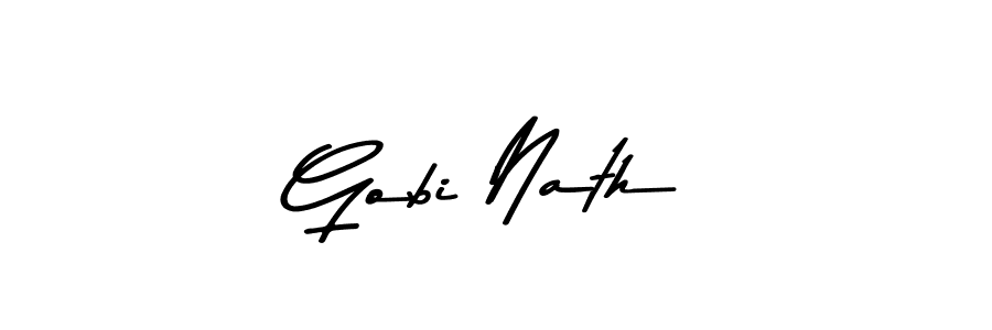 Gobi Nath stylish signature style. Best Handwritten Sign (Asem Kandis PERSONAL USE) for my name. Handwritten Signature Collection Ideas for my name Gobi Nath. Gobi Nath signature style 9 images and pictures png