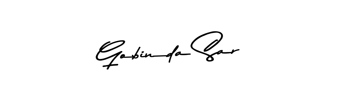 Design your own signature with our free online signature maker. With this signature software, you can create a handwritten (Asem Kandis PERSONAL USE) signature for name Gobinda Sar. Gobinda Sar signature style 9 images and pictures png