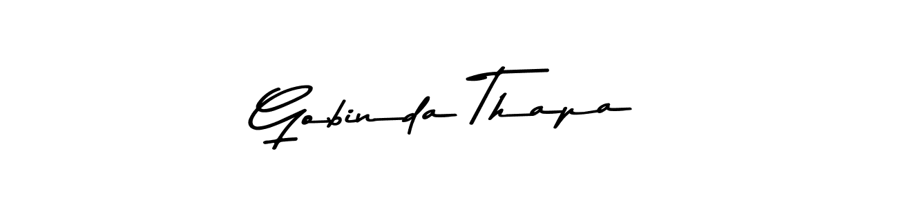 It looks lik you need a new signature style for name Gobinda Thapa. Design unique handwritten (Asem Kandis PERSONAL USE) signature with our free signature maker in just a few clicks. Gobinda Thapa signature style 9 images and pictures png