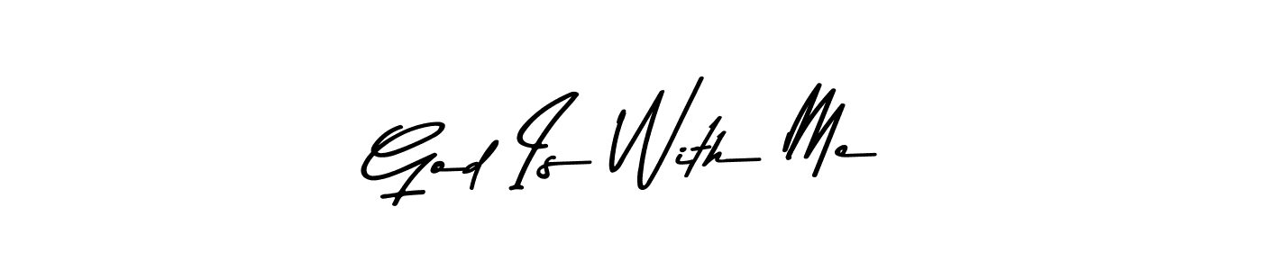 Make a beautiful signature design for name God Is With Me. With this signature (Asem Kandis PERSONAL USE) style, you can create a handwritten signature for free. God Is With Me signature style 9 images and pictures png
