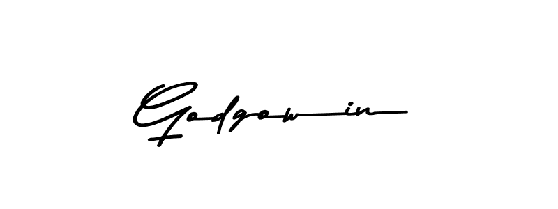 How to make Godgowin signature? Asem Kandis PERSONAL USE is a professional autograph style. Create handwritten signature for Godgowin name. Godgowin signature style 9 images and pictures png