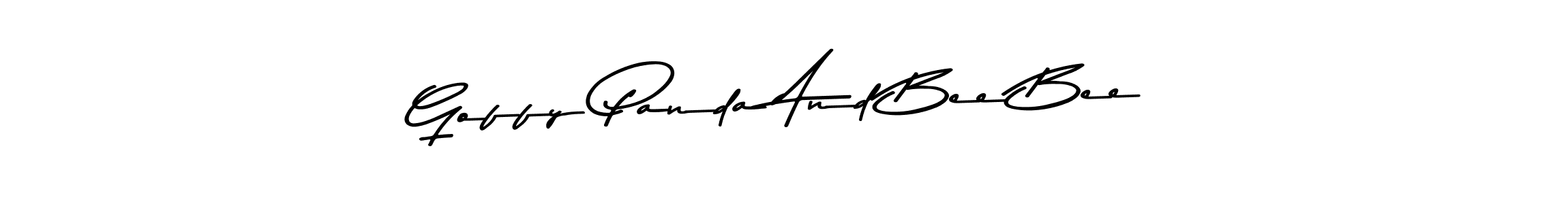 You can use this online signature creator to create a handwritten signature for the name Goffy Panda And Bee Bee. This is the best online autograph maker. Goffy Panda And Bee Bee signature style 9 images and pictures png