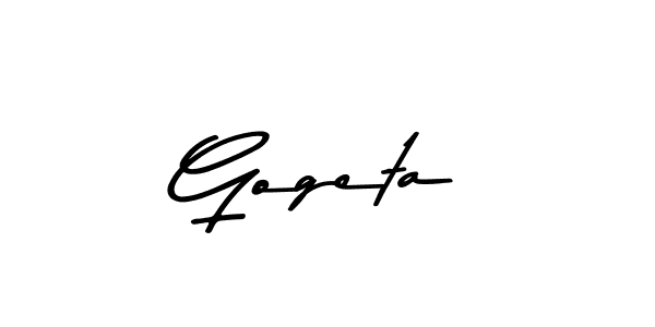 Use a signature maker to create a handwritten signature online. With this signature software, you can design (Asem Kandis PERSONAL USE) your own signature for name Gogeta. Gogeta signature style 9 images and pictures png