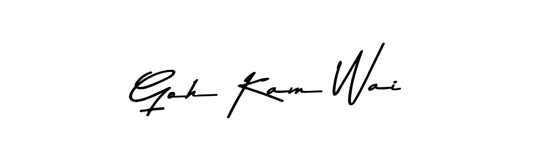 Similarly Asem Kandis PERSONAL USE is the best handwritten signature design. Signature creator online .You can use it as an online autograph creator for name Goh Kam Wai. Goh Kam Wai signature style 9 images and pictures png