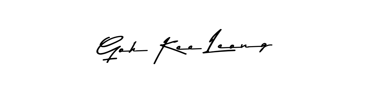 Design your own signature with our free online signature maker. With this signature software, you can create a handwritten (Asem Kandis PERSONAL USE) signature for name Goh Kee Leong. Goh Kee Leong signature style 9 images and pictures png