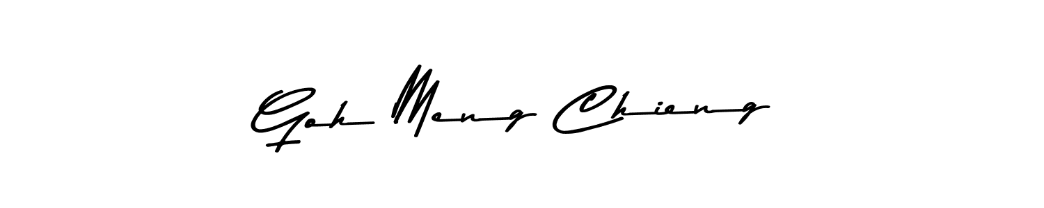 Goh Meng Chieng stylish signature style. Best Handwritten Sign (Asem Kandis PERSONAL USE) for my name. Handwritten Signature Collection Ideas for my name Goh Meng Chieng. Goh Meng Chieng signature style 9 images and pictures png